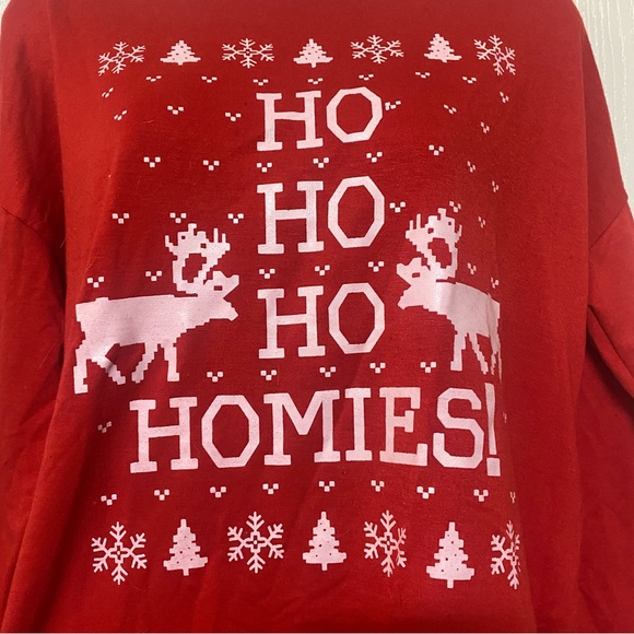 Homies Christmas off the shoulder sweater - Picture 3 of 3